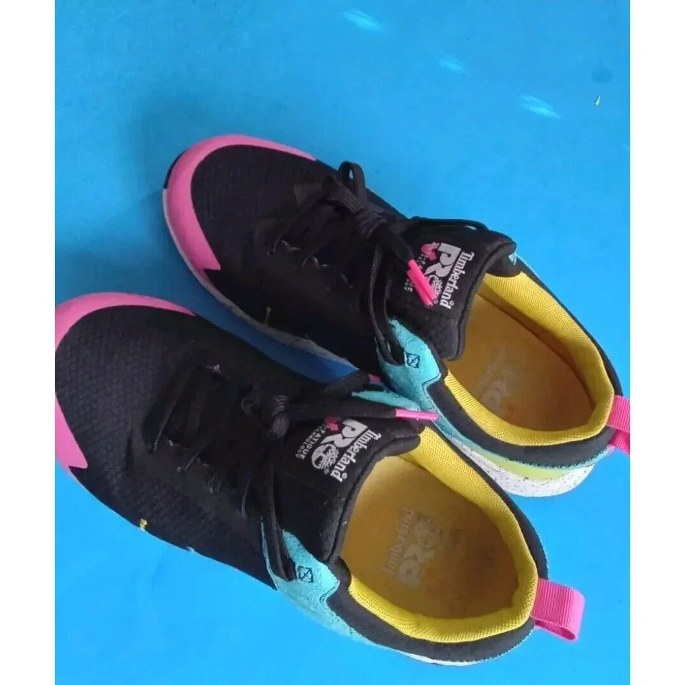 Timberland PRO Lightweight Athletic Work Sneakers Anti-Fatigue‎ Black Pink